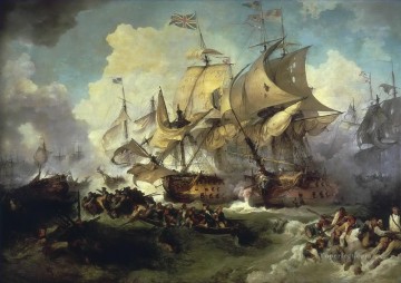  Junio Lienzo - la batalla del primero de junio de 1794